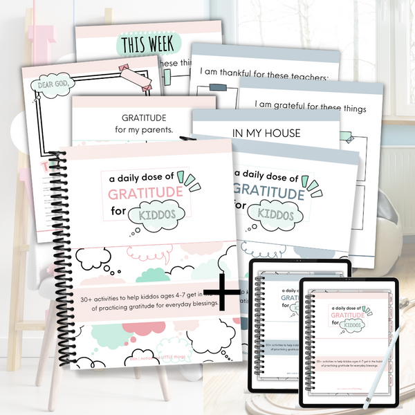 LITTLE SHOP | A Daily Dose of Gratitude | Gratitude Journal Comic Collection | Ages 4-15 | Printable + Digital | Price $97