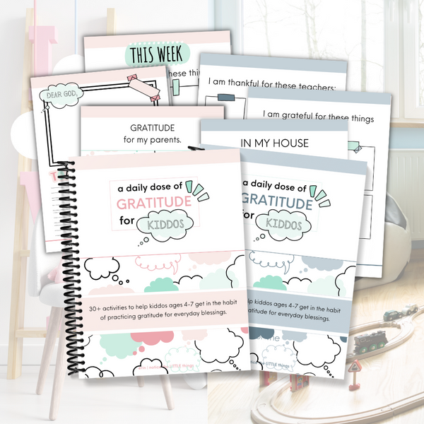 LITTLE SHOP | A Daily Dose of Gratitude for Kiddos | Ages 4-7 Comic Set | Printable + Digital | Price $54
