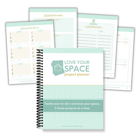 LITTLE SHOP | Love Your Space Project Planner | Price $37 | Sale $19