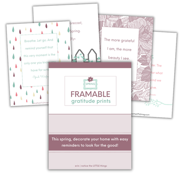 LITTLE SHOP | Seasonal Framable Gratitude Prints | Price $36 | Sale $14