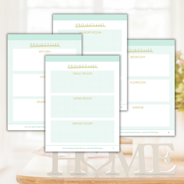 LITTLE SHOP | Love Your Space Project Planner | Price $37 | Sale $19