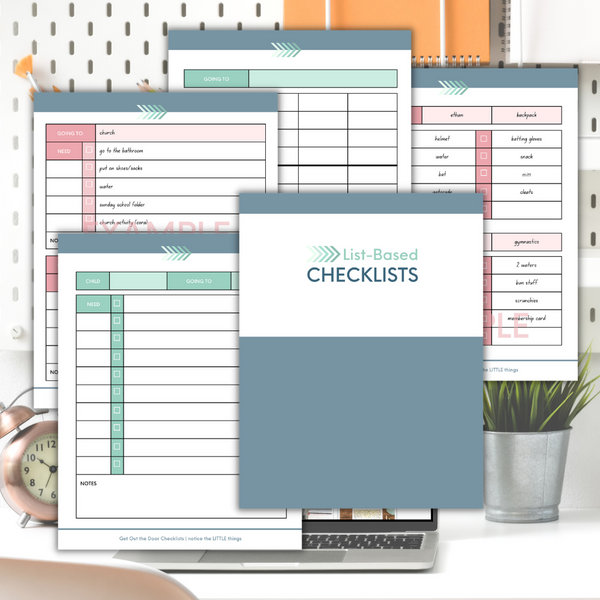 LITTLE SHOP | Get Out the Door Fast Checklists | Price $27